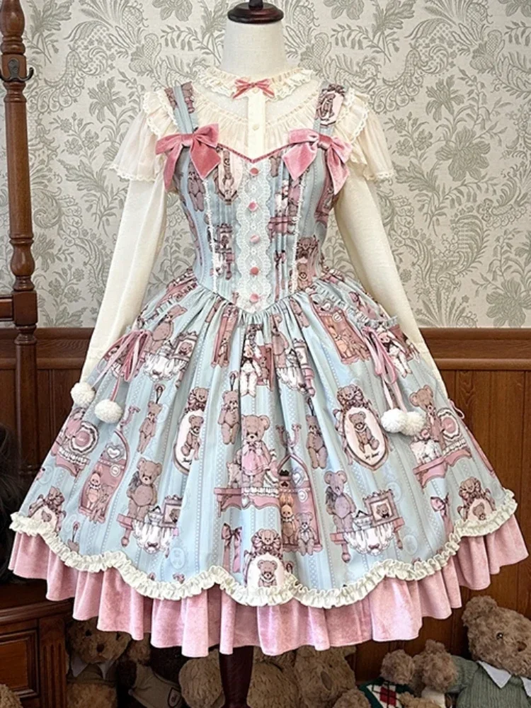 Bear & Doll ~ Sweet Lolita Limited JSK Dress by Alice Girl ~ Pre-order