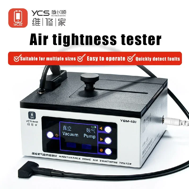 YCS Upgraded Digital Air Tightness Tester For iPhone Android Test Air Tightness Waterproof Performance Detection Repair Tools