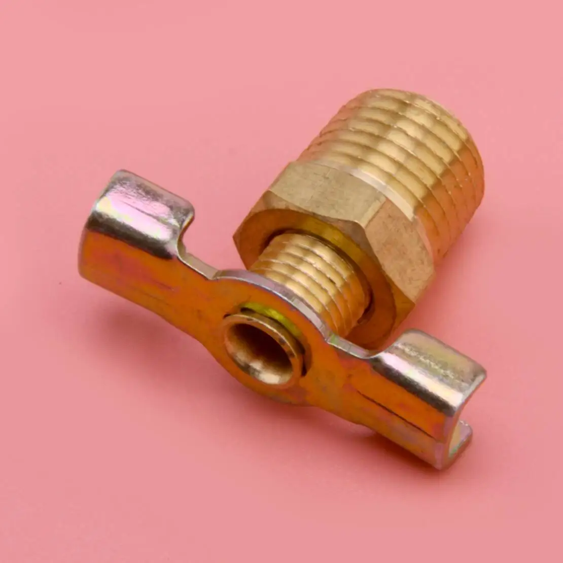 1/4" Air Compressor Tank Drain Plug Valve Tap Drain With T-handle Accessories