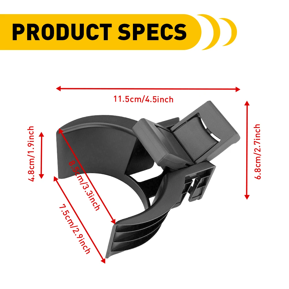 Fit For Toyota Highlander 2014 2015 2016 2017 2018 2019 Car Accessories Center Console Cup Holder Insert Divider ABS Plastic