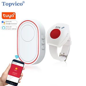 TOPVICO WiFI PANIC BITTY FÜR ältere Alarm SOS Bracelet Watch Alert Call Call Senior Emergency Fair 10 Hauptverkaufskalltaste - №9
