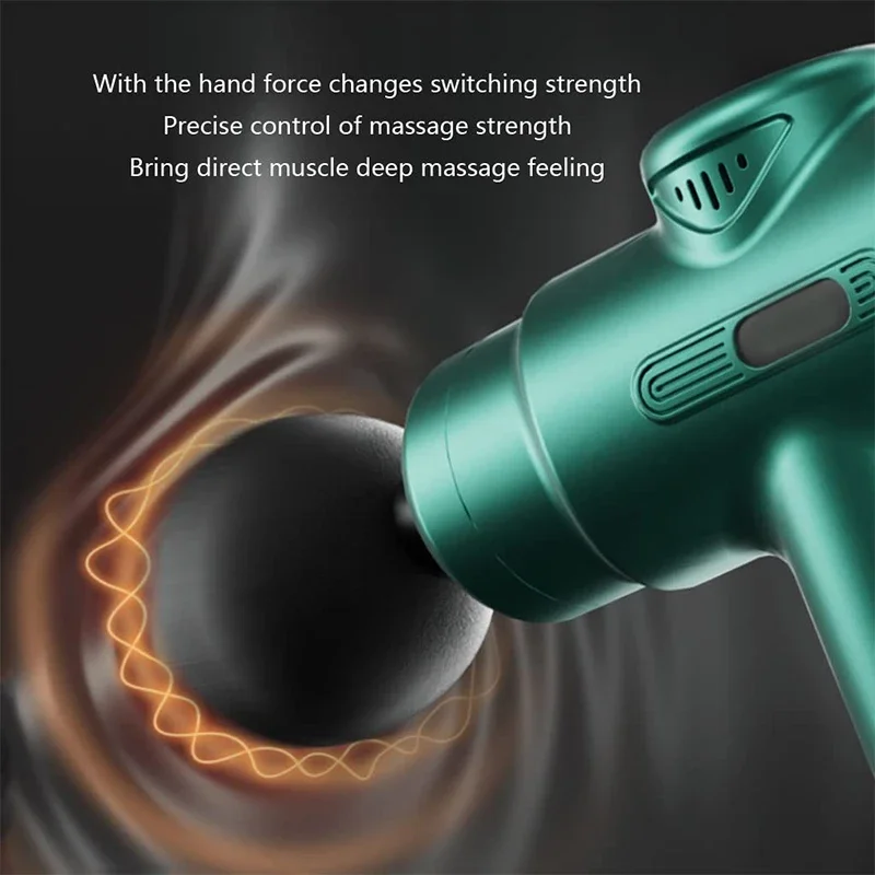 Xiaomi Youpin Fascia Massage Gun Professional 8 Heads Portable Machine Muscle Relaxation Electric Neck Massager Vibrator Home