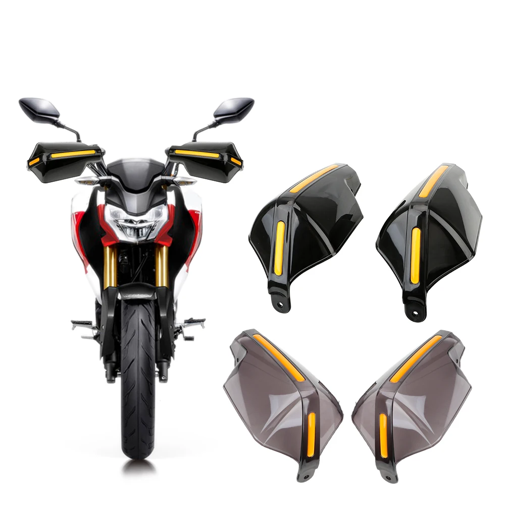 Motorcycle Handlebar Windshield Hand Guard Handle Protector Shield Windproof  HandGuards Protection Gear Motorbike Accessories