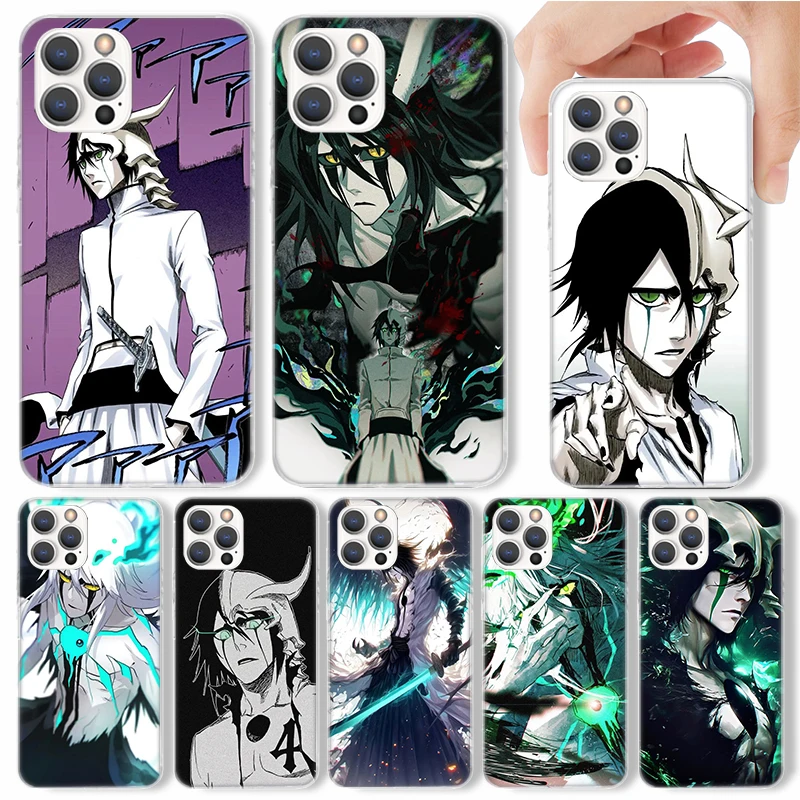 Чехол для телефона Bleach Ulquiorra Cifer 4, для iPhone 17, 16, 15, 14, 13, 12, 11 Pro Max Mini Plus Air 7, SE 8, мягкий силиконовый чехол с принтом, принципиально