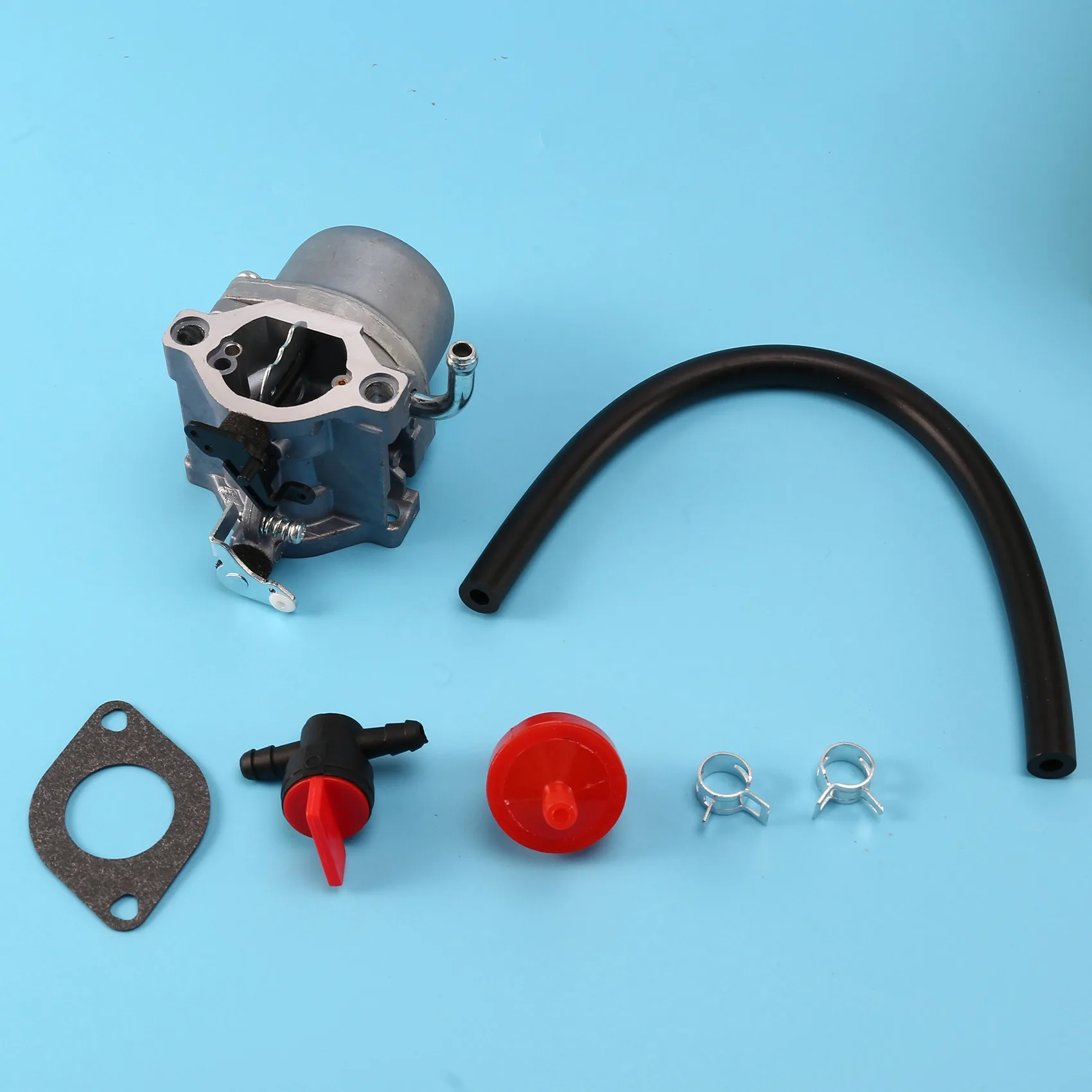 MLGB-590399 Carburetor Carb For Briggs & Stratton 796077 Lawn Mower Engine With Gasket Fuel Line Filter Valve