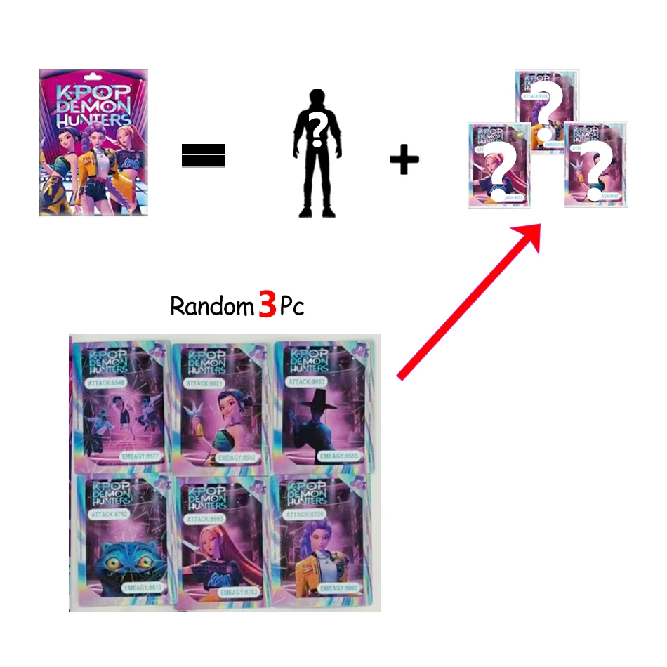 Figura de cazadores de demonios Kpop, bolsa ciega coleccionable, muñecas modelo de PVC, figuras de acción coleccionables, decoración de habitación, sorpresa de cumpleaños