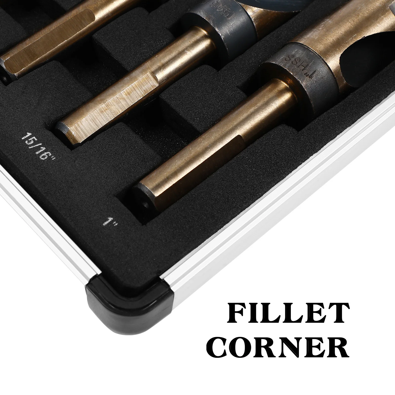 

Набор из 8 стальных спиральных сверл с высокой твердостью и износостойкостью для сверления металла, дерева, пластика