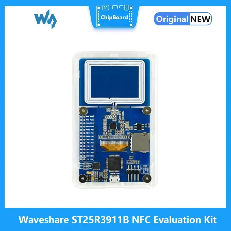 Waveshare ST25R3911B NFC-Evaluierungskit, NFC-Leser, ideal für erfrischende passive NFC-betriebene E-Papier