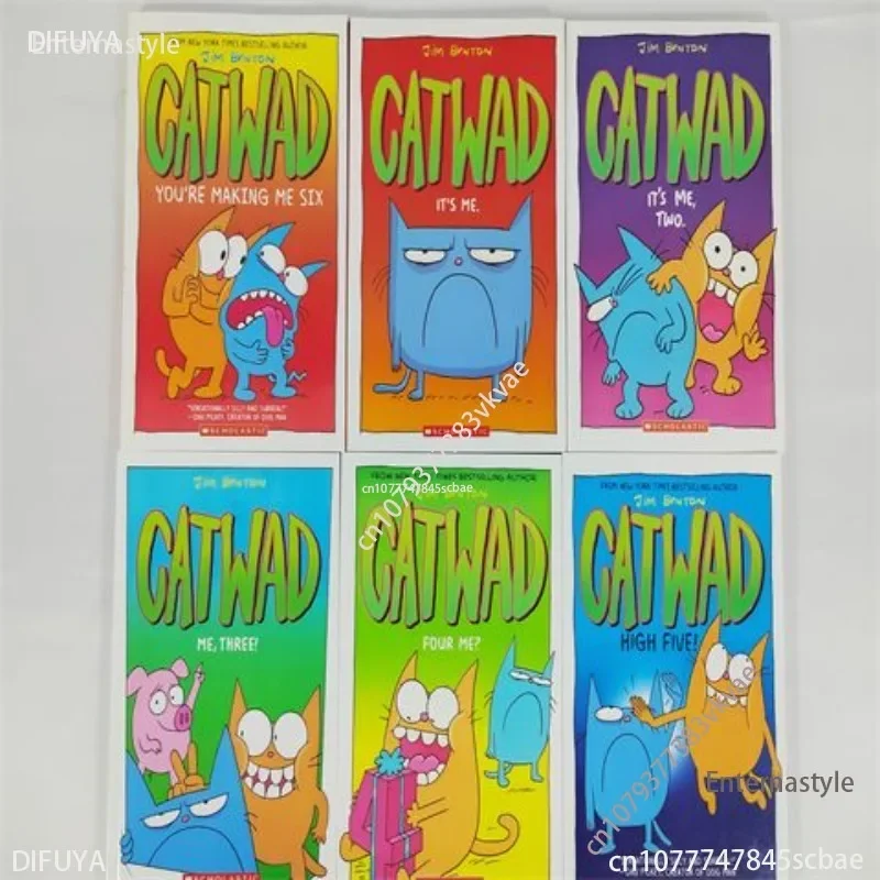 Ghost Horse Elf Series 6-volume Set Catwad #123456 Blue Cat Catward Collection Manga Book English DIFUYA