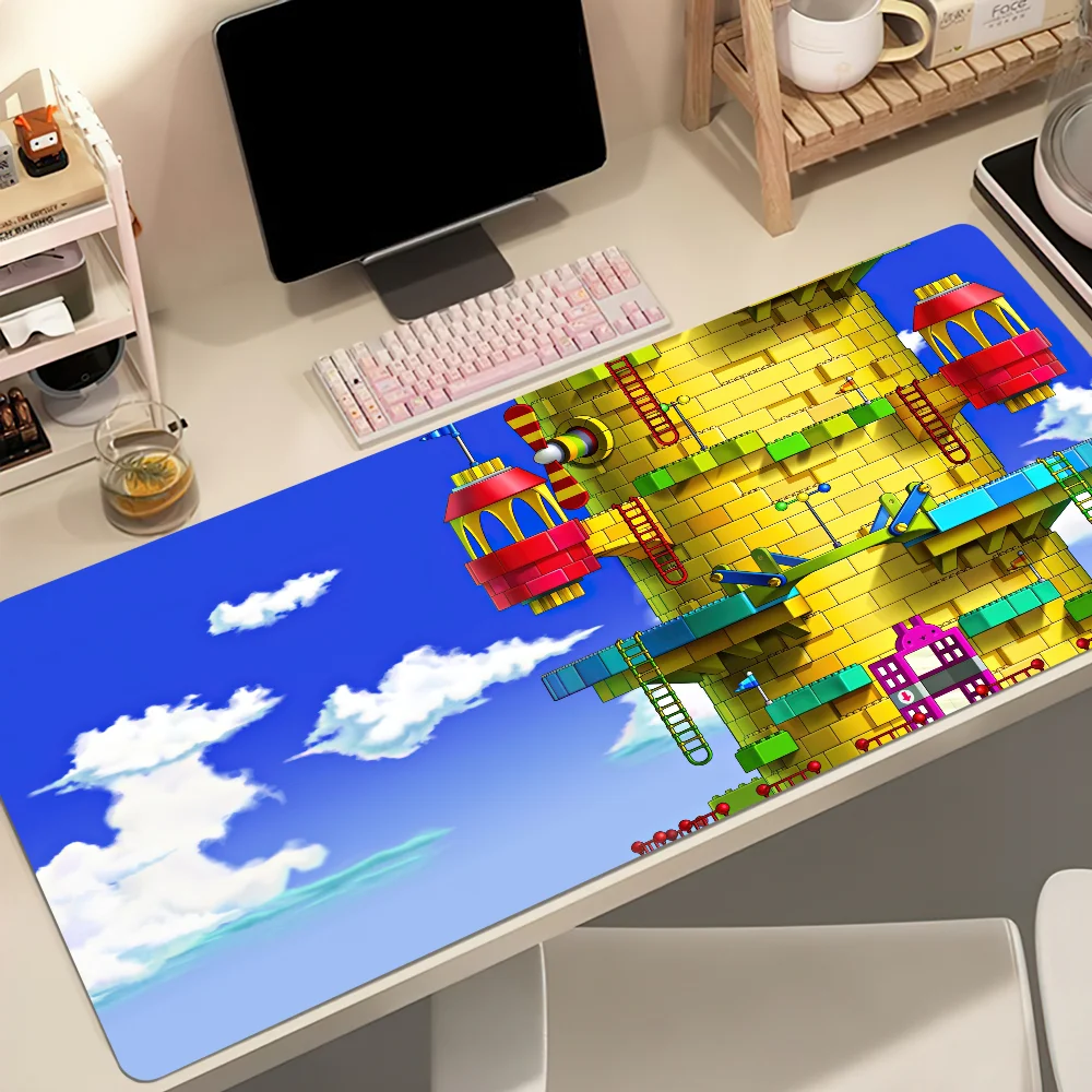 M-MapleStory Game Mouse Pad Non-slip Thickened MousePad Student Gaming Cushion Large Writing Lockedge Office