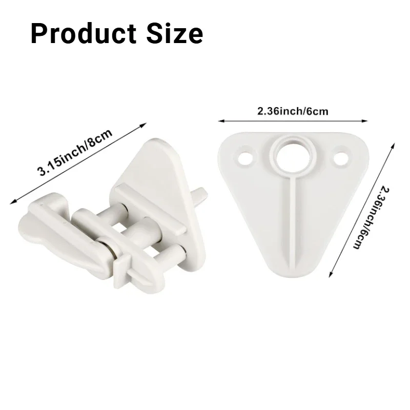 1-8PCS Pontoon Replacement Latch Universal Sizing for Square Frames for Left and Right Hinge Door Pontoon Boat Gate Latch Kit