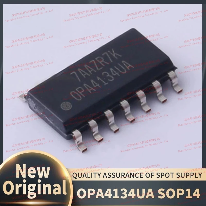 (10piece)100% New Original OPA4134UA OPA4134U High Performance Audio Operational Amplifiers 14-SOIC Chip IC