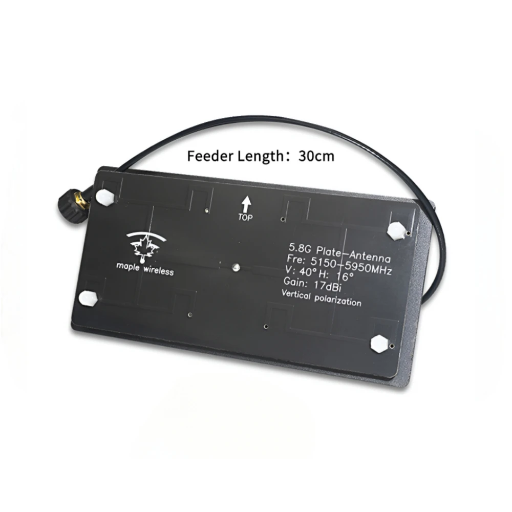 Maple 5.8GHz 17dBi FPV Flat Panel Digital-Analogue Integrated Antenna Compatible With SIYI HM30 Drone HD Video Transmission AAT