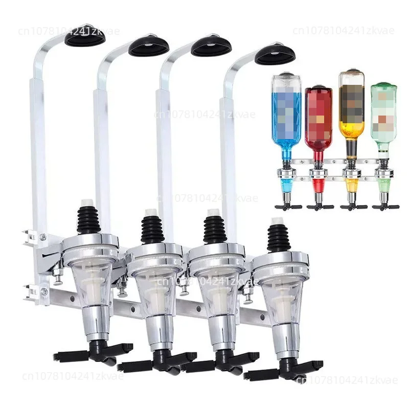 Single, Double, Three, Four, Six Head Wall-mounted Wine Pouring Rack