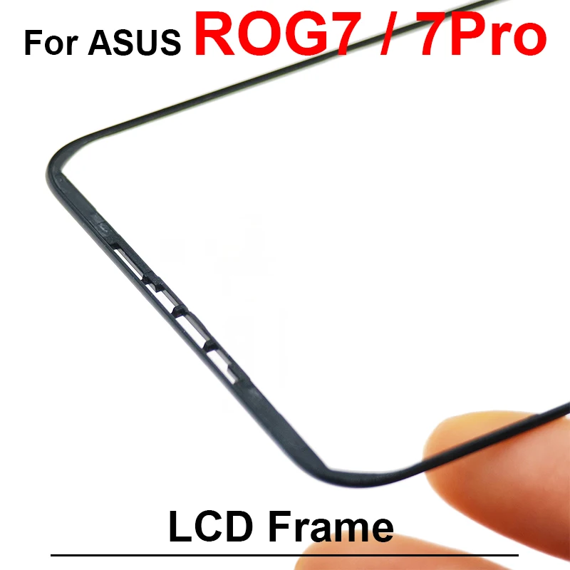 For ASUS ROG Phone 7 Rog5 Rog6 7Pro Front Screen Stand Bezel Frame LCD Display Bracket Plastic Hoder Replacement Part