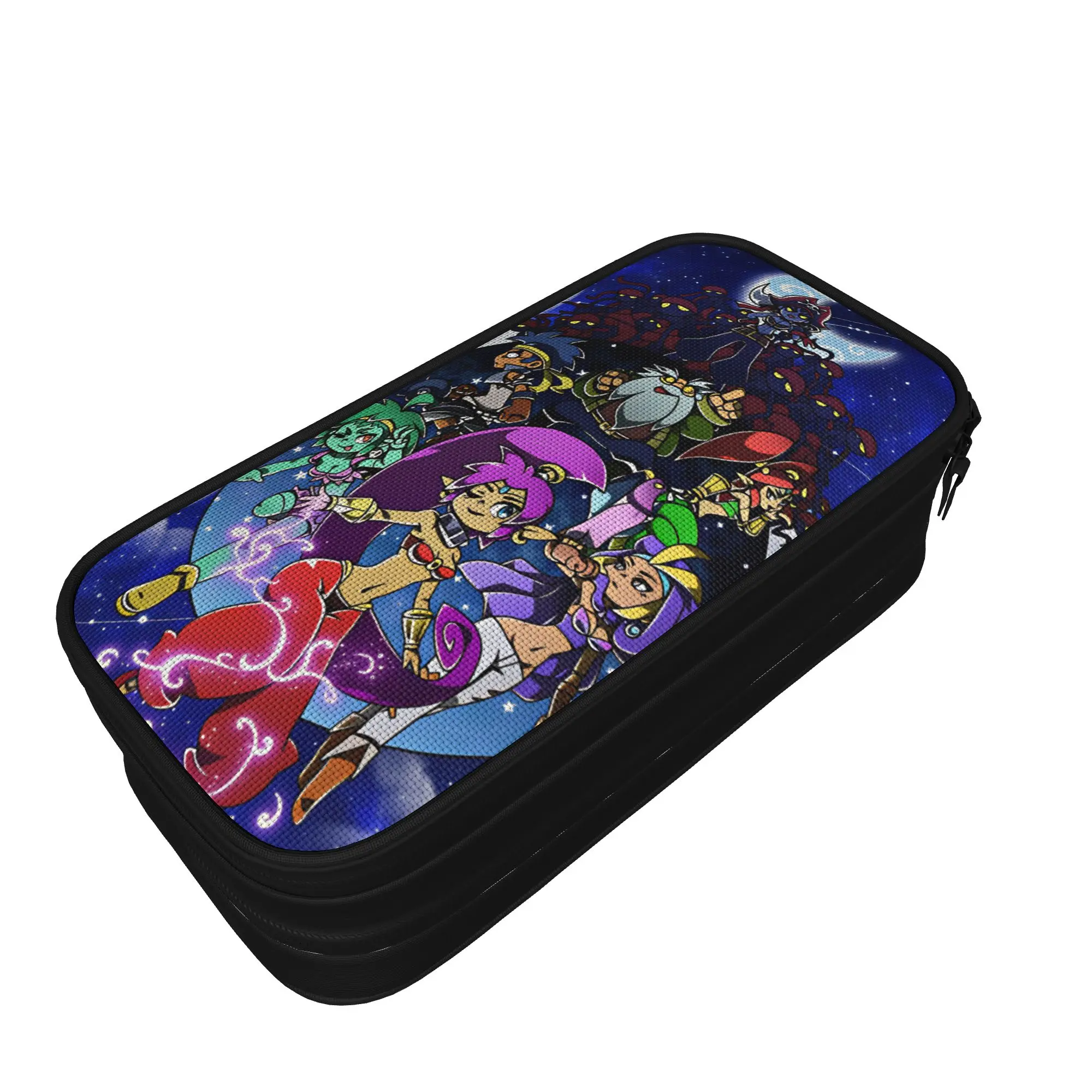 Shantae Half Genie Pencil Case  University Pencil Box Girls Boys Double Layer Cute School Pencil Cases Stationery Organizer