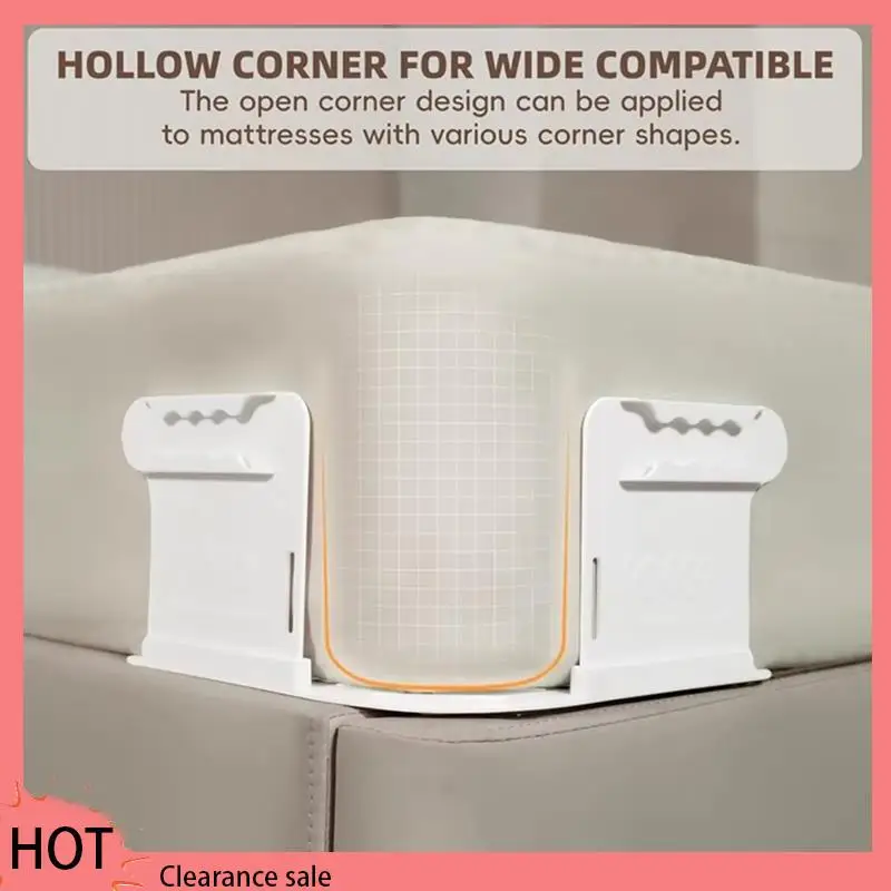 

A88Z Open Corner Bed Sheet Holder With Lock Strips,Duty Bedsheet Clips With Enhanced Straps Mattress, Keep Sheet Firm