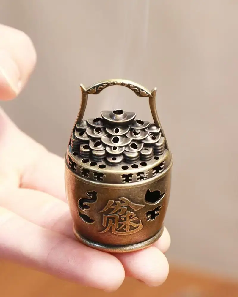 Yuanbao Räucherstäbchenhalter zur Dekoration, Anzieht Reichtum und Wohlstand, für Büro, Wohnzimmer, Xiangyun Aromatherapie-Brenner