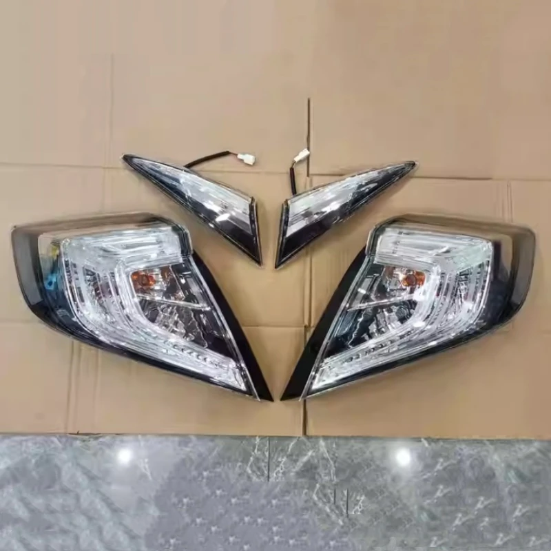 

Прозрачный задний фонарь для Honda civic 10th FC1 Sedan, модифицированный новый стиль, стоп-сигнал, указатель поворота, задний фонарь автомобиля