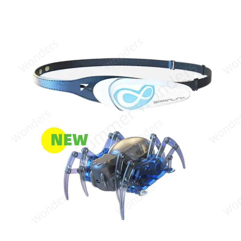 New mindlink Headset with Spider Brainlink SE EEG Headband Mind Control Training Devices for IOS and Android Games with APP
