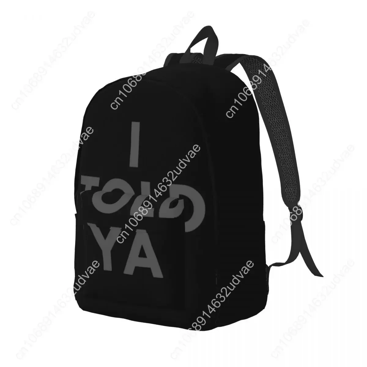 I TOLD YA Challengers 2024 Cool Backpack Outdoor Student Hiking Tom Zendaya Daypack for Men Women Laptop Computer Canvas Bags