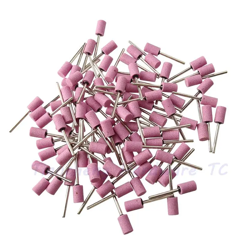 Новинка, 100 шт., абразивная шлифовальная головка, 10 мм, абразивный полировальный круг, хвостовик для вращающихся инструментов Dremel, шлифовальная дрель Новинка, 100 шт., абразивная шлифовальная головка, 10 мм, абразивный полировальный круг, хвостовик для вращающихся инструментов Dremel, шлифовальная дрель