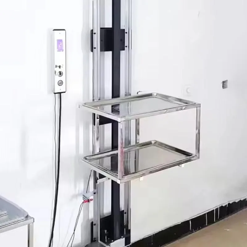 Kitchen Food Elevator Electric Cargo Mini Mini Lift Machine Low Power Small Lifting Dumbwaiter