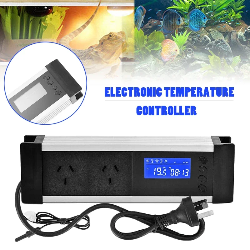 LCD Reptile Amphibian Constant Temperature Adjustable Temperature Aquarium