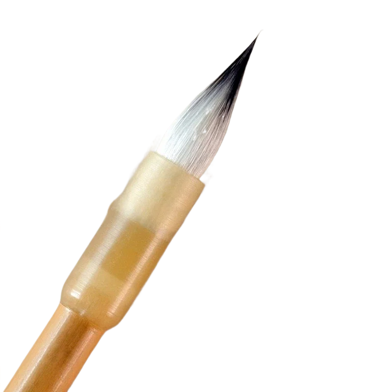 Woolen Rabbit Beistle Mixed Hair Chinese Calligraphy Brush Medium Regular Script Huzhou Brush Small Running Script Writing Brush