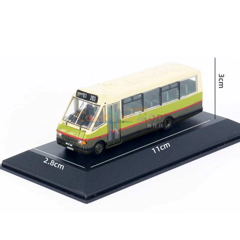 

ASIAN BUS 1:76 Scale Alloy Simulation MCW Single-Deck Bus Toy Car Bus Model Classic Collection Static Decoration Gift Souvenirs