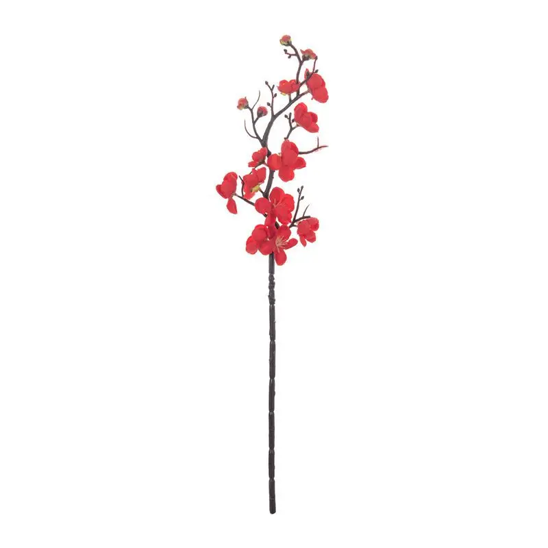 1pc Kunstbloemen Lente Pruimenbloesem Perzik Tak Zijden Bloemen Thuis Bruiloft Decoratie Kerstkransen Accessoires