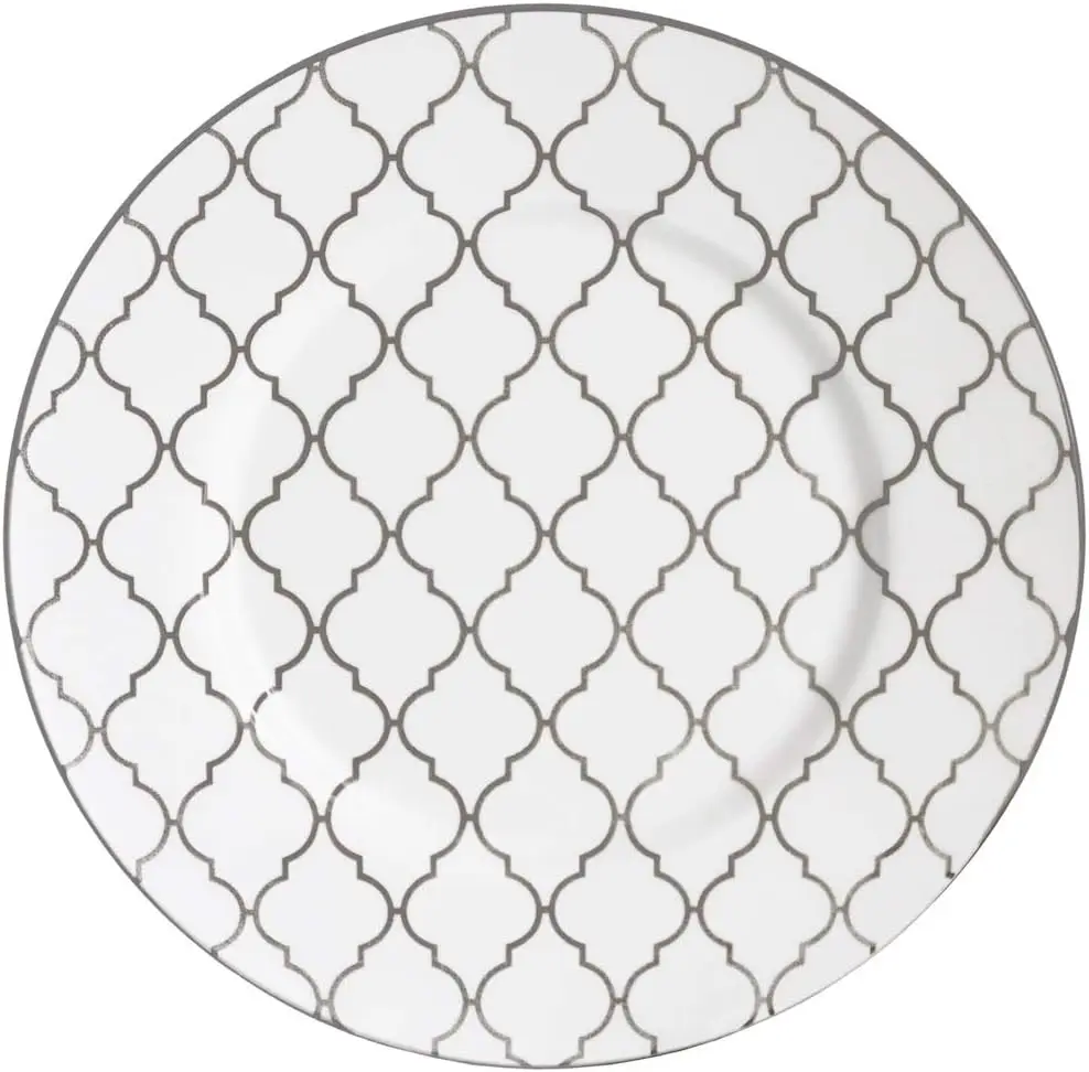 MAROKKANISCHES GRAUES 16-TEILIGES DINNERWARE-SET