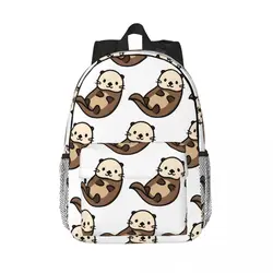 Otter Backpacks Teenager Bookbag Cartoon Students School Bags Laptop Rucksack Shoulder Bag Large Capacity