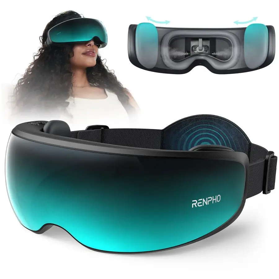 

Eyeris Caligo Eye Massager with Mist amp Temple Massage, Christmas Birthday Gifts for Women Men Mom Dad Her,FSA Eligible HSA Tem