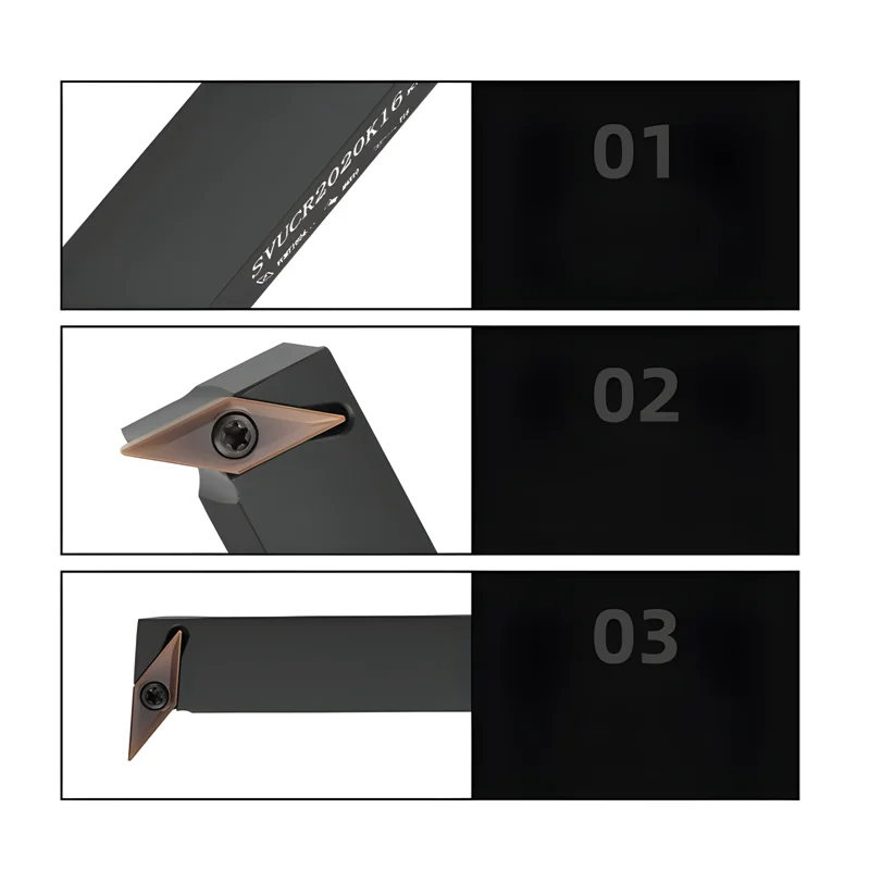 TUOZ SVUBR SVUBL SVUCR SVUCL 95 degrees External Turning Tool 1616 2020 2525 Cnc Holder Lathe Cutter Shank VCMT VBMT Inserts