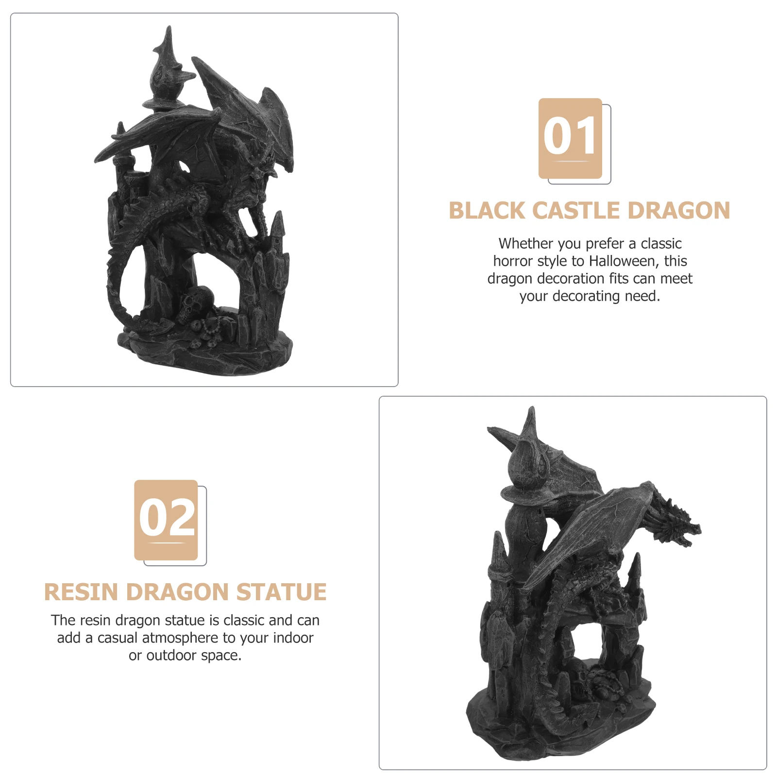 

s Skull Halloween Decoration Dragon Yard Dragon Decor Desktop nament Gothic Bedroom Halloween Decorations Indoor Decor Mini