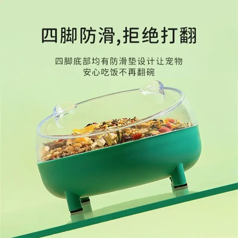 햄스터 Hamster Transparent Bathing Tub Detachable Anti-splash Large Space Sand Nest Small Pet Supplies Bath Toilet Accessories