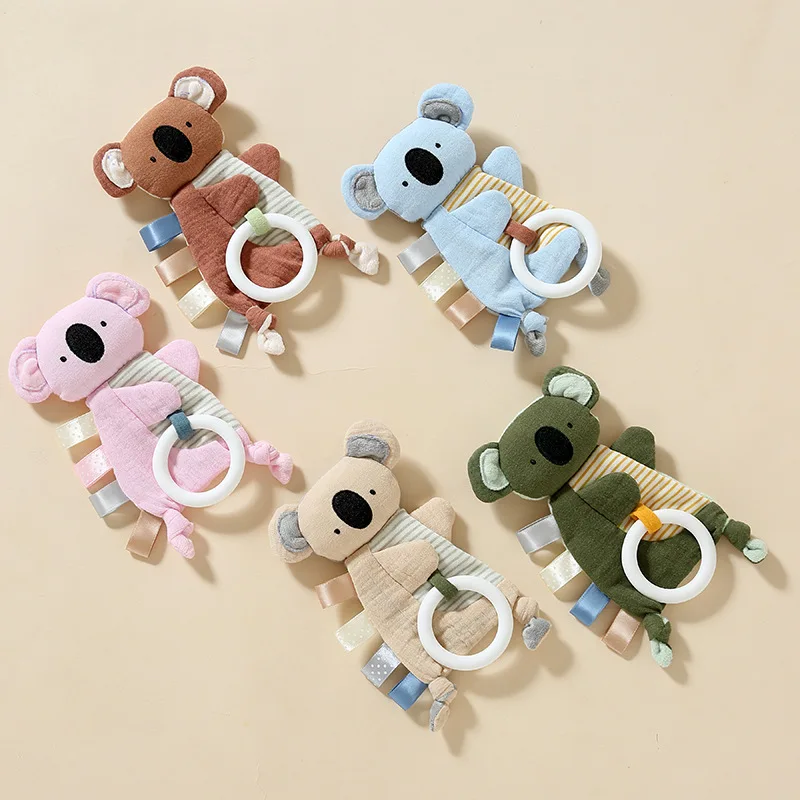 Muñeca calmante de papel arrugado: seguro para masticar, ayuda para dormir para bebés, regalo de cumpleaños perfecto