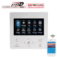 Modbus RS485 EU WIFI TUYA House Gas Detector CO2&PM2.5 Module Control for Temperature Humidity Sensor 0-10V PWM AC Fan Output
