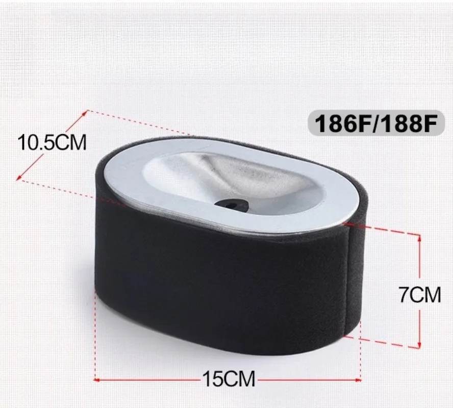 Air Filter Element Accessories for  Air Cooled Diesel Generator Engine 170 178F 186 188F 192F/198/1100 1PC
