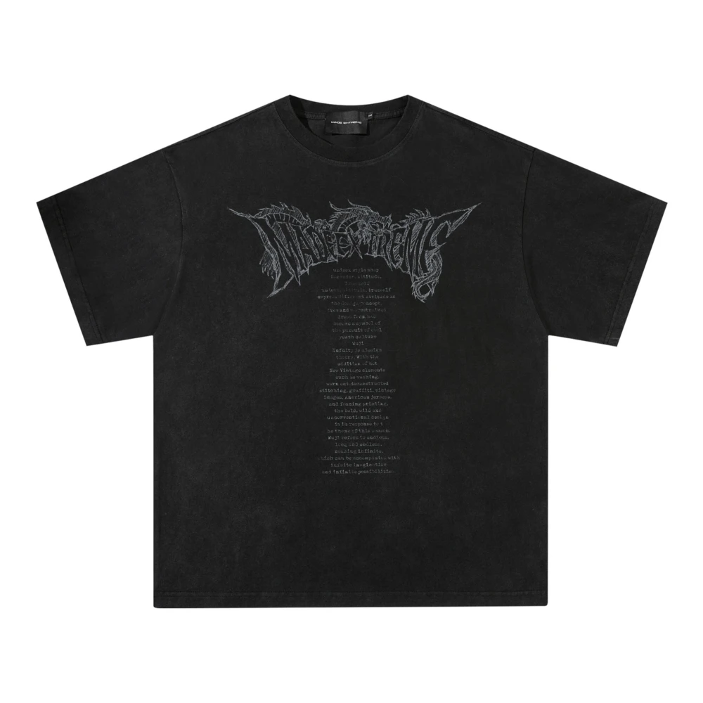 

Goth Vintage Oversized T-shirt Y2k Men Hip Hop Summer Short Sleeve Tee Men's Clothing Streetwear Women T Shirts Punk Cotton Tops