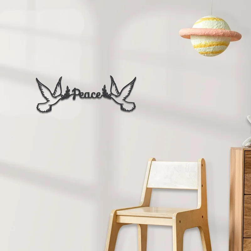 【Statue Wall Decoration】Peace Dove Metal Wall Decoration：A symbol of harmony and hope，Peace Metal Wall Decor