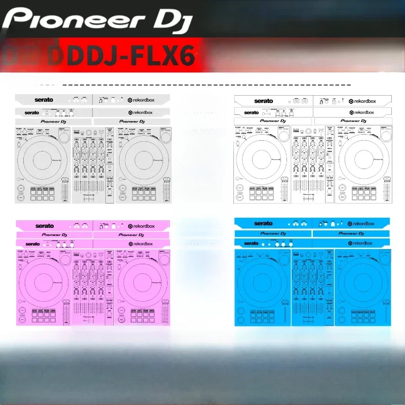 Pioneer DDJ-FLX6 Digital Controller DJ Disc Player DDJFLX6 Protective Film Full Surround Sticker .Not iron panel