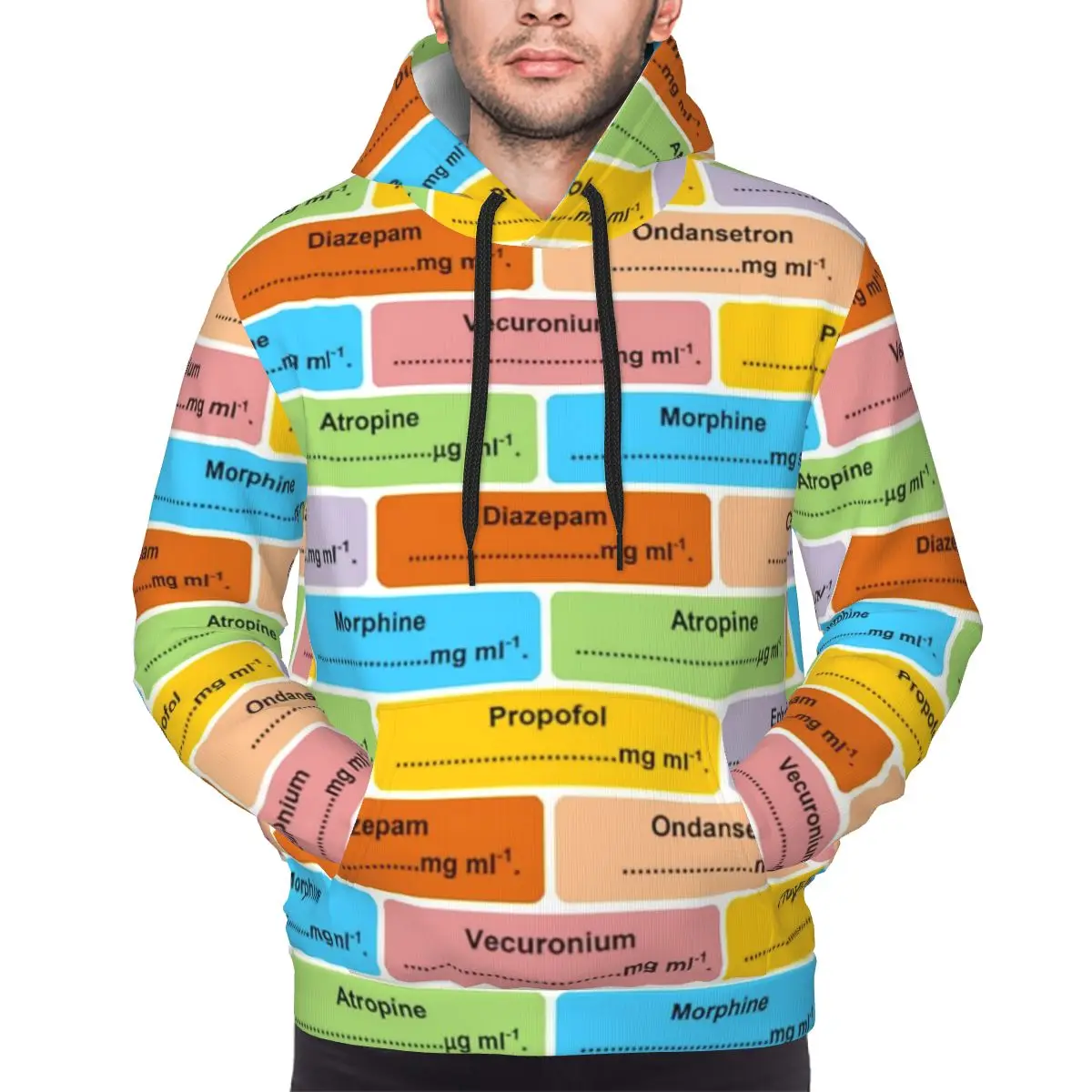 

Подарок для анестезиста, анестезизма, анестезизма, толстовки с рисунком этикетки, пуловеры для мужчин и женщин, толстовки, топы с длинными рукавами