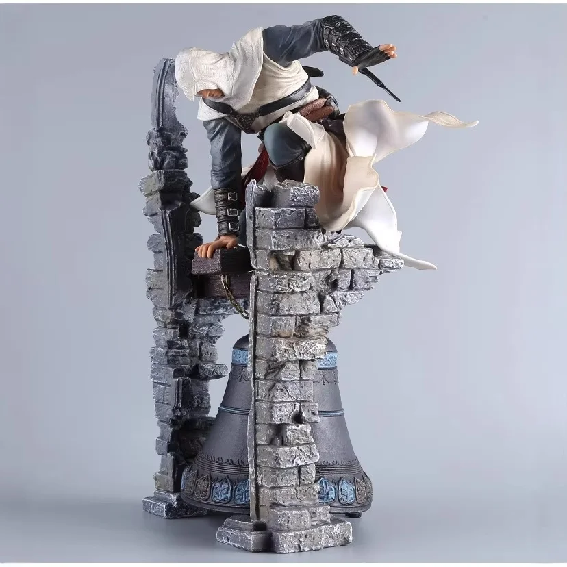Assassin's Creed Cartoon Animation Action Figure da collezione - Altair Bell Tower Baike Connor Garage Kit Modello Periferia di gioco