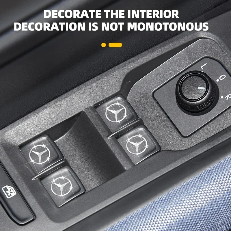 تصفيف السيارة ثلاثية الأبعاد سبيكة معدنية للدراجات النارية شعار شارة ملصق لمرسيدس بنز W220 W205 W211 W212 GLC GLS AMG W203 اكسسوارات