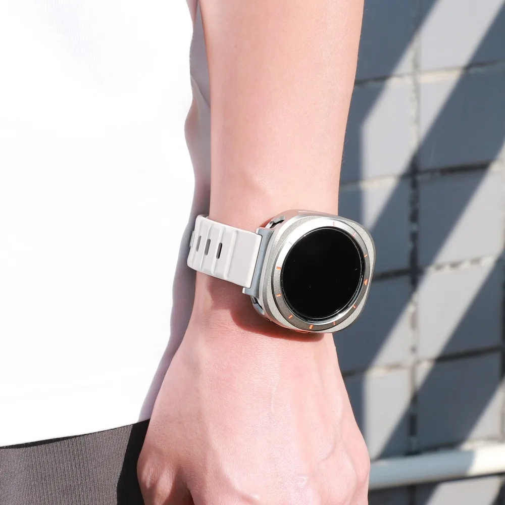 حافظة معدنية فاخرة لساعة سامسونج جالاكسي الترا 2025 47 مللي متر غطاء من سبائك الألومنيوم واقي للشاشة لساعة جالاكسي 2024 47 مللي متر #6