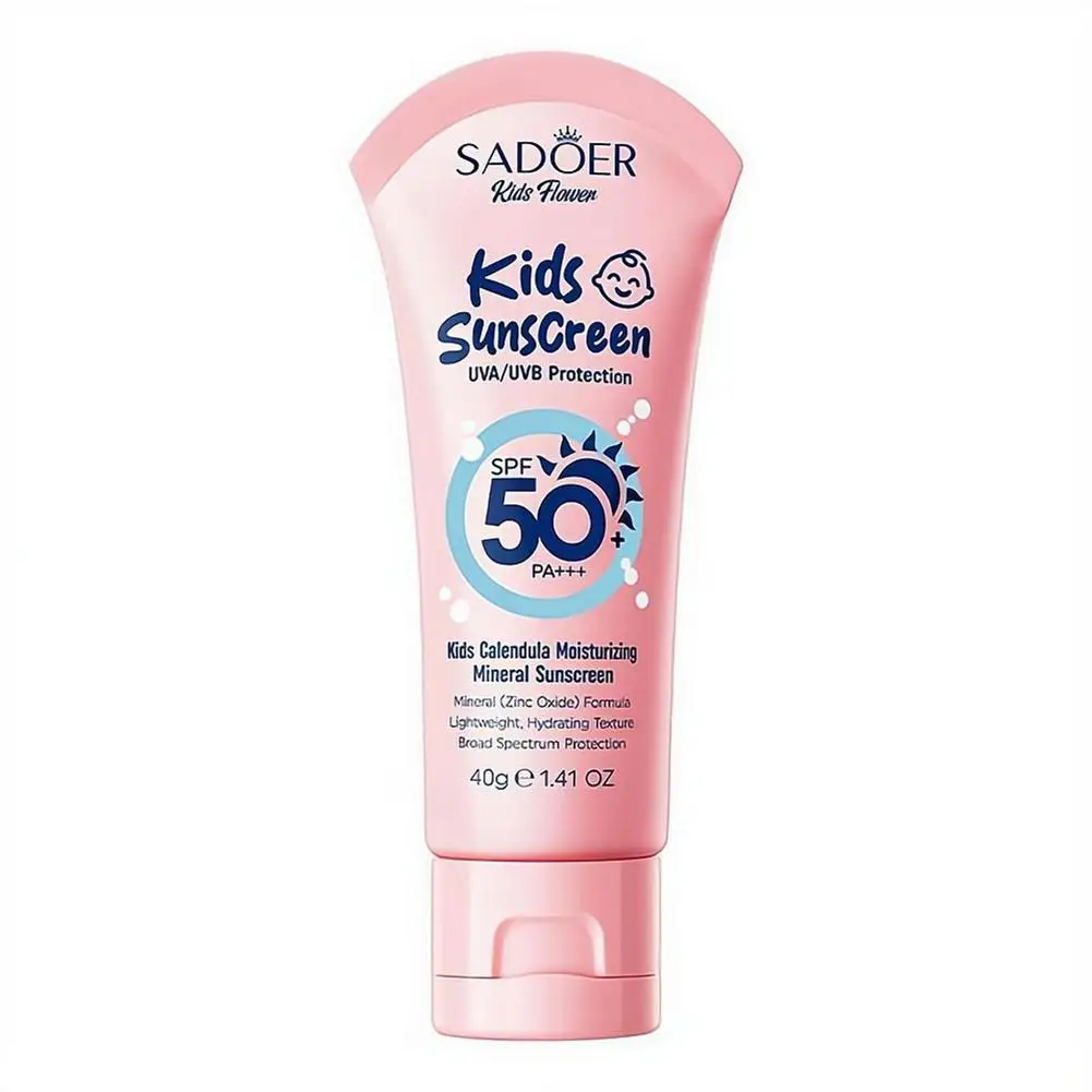 Spf 50+ Sunscreen For Face Protector Solar skincare Dual Tube Gentle Broad Spectrum Protection for Kids Sunscreen Lotion