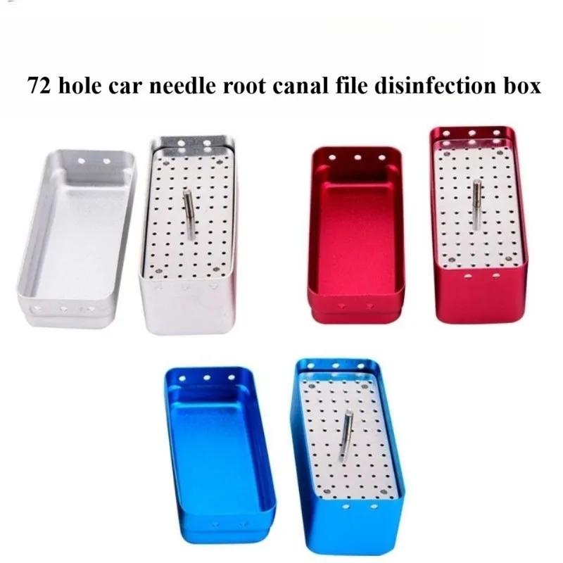 

Dental 72 Hole Car Needle Disinfection Box Root Canal File Medical High Temperature Resistant Root Canal Treatment Instrument