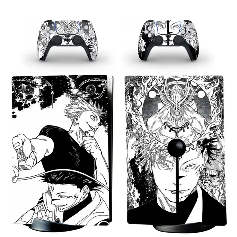 Jujutsu Kaisen Gojo PS5 Digital Skin Sticker Protector Decal Cover for Console Controller PS5 Digital Sticker Vinyl